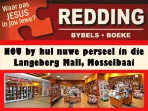 Redding Boeke & Bybels nou in die Langeberg Mall Mosselbaai