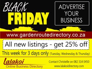 Garden Route Directory Black Friday