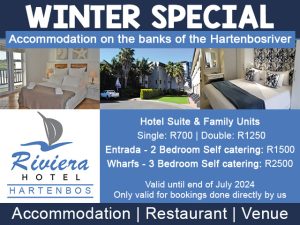 Riviera Hotel Hartenbos Special