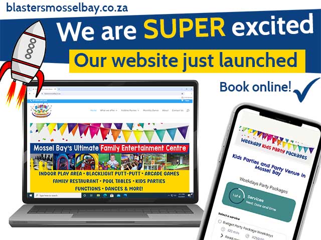 New website For Blasters Mossel Bay