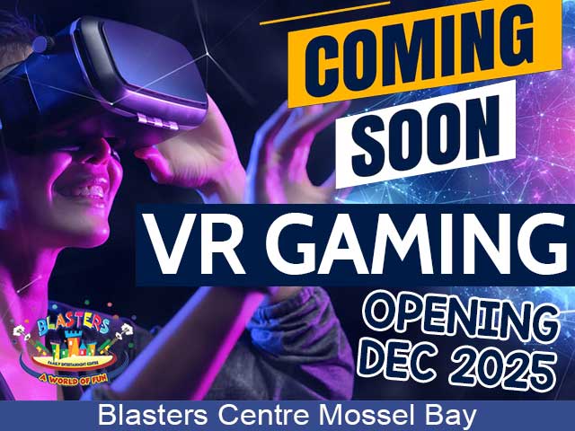 VR Gaming Coming Soon to Blasters Mossel Bay