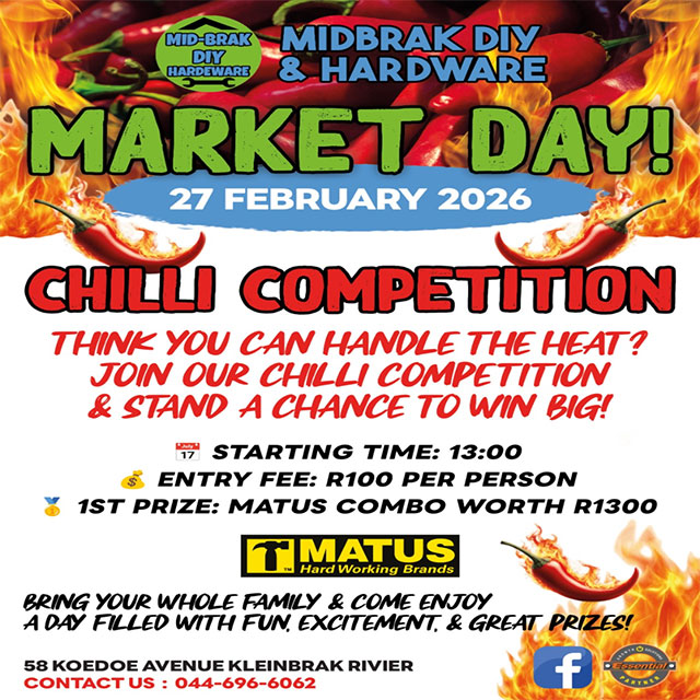 Midbrak DIY Market Day Chilli Eating Competition