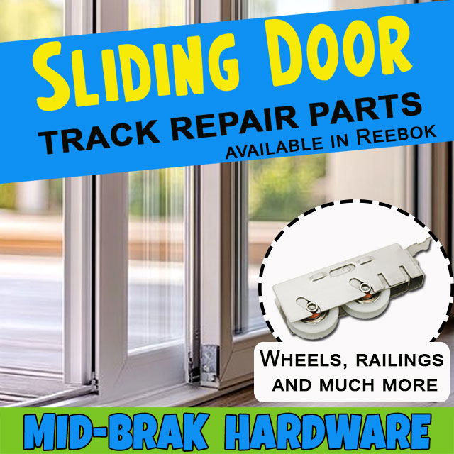 Sliding Door Track Repair Parts in Reebok