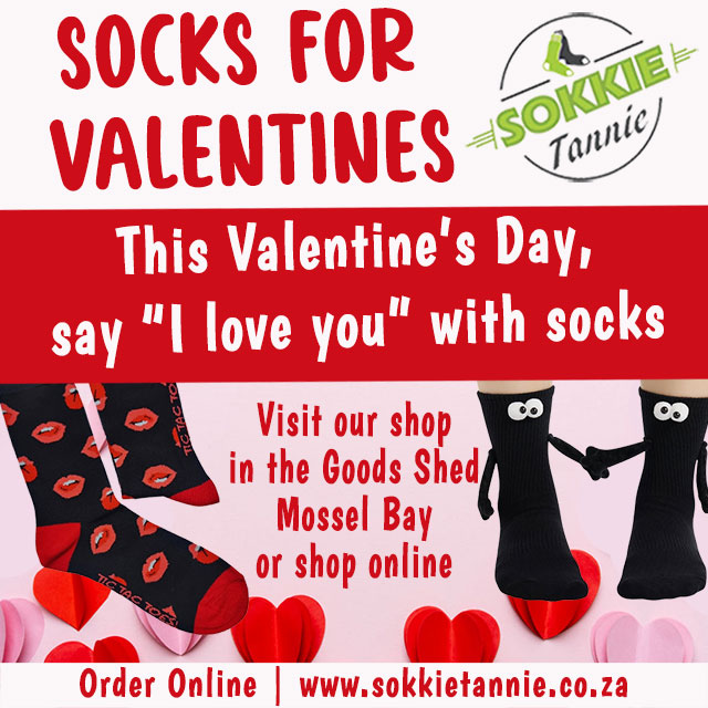 Socks for Valentines Available in Mossel Bay