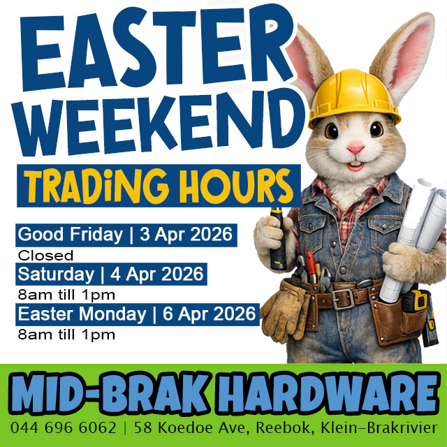 Midbrak Hardware Reebok Easter Weekend Trading Hours