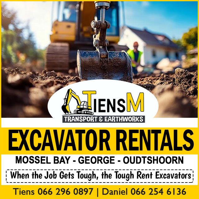 Professional Excavator Rentals Mossel Bay