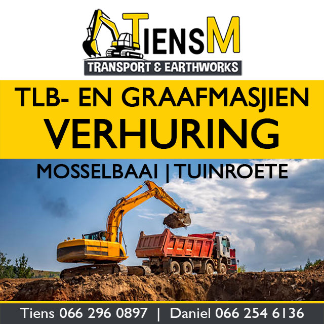TLB- en Graafmasjien Verhuring in Mosselbaai