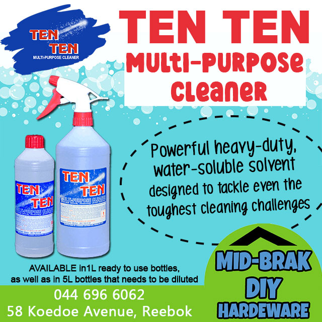 Ten Ten Multi-Purpose Cleaner available in Reebok
