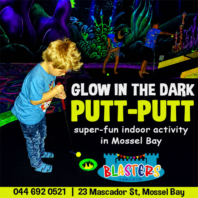 Glow in the Dark Putt-Putt Fun in Mossel Bay