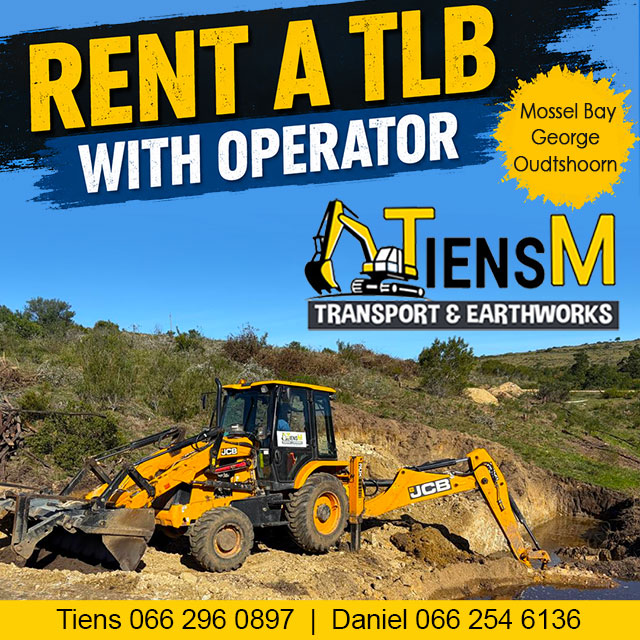 Rent a TLB with Operator in Mossel Bay
