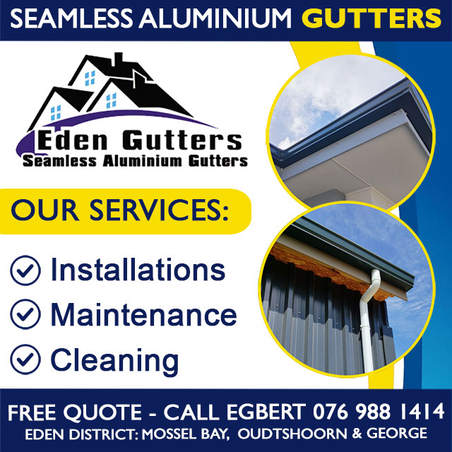 Eden Seamless Aluminium Gutter Installations
