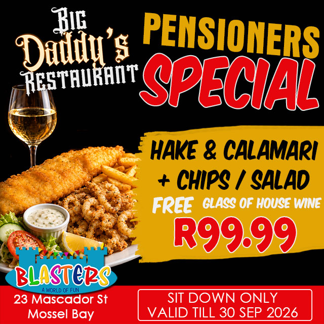 Hake and Calamari Pensioners Special Mossel Bay