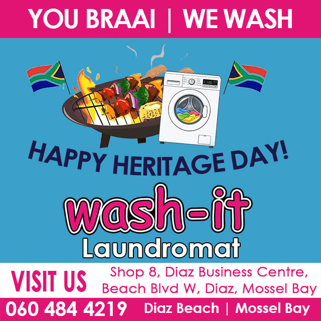 Leave your laundry for Wash It Laundromat this Braai Day