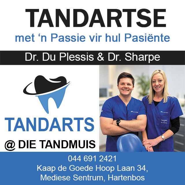 Tandartse met ‘n Passie vir hul Pasiënte in Hartenbos